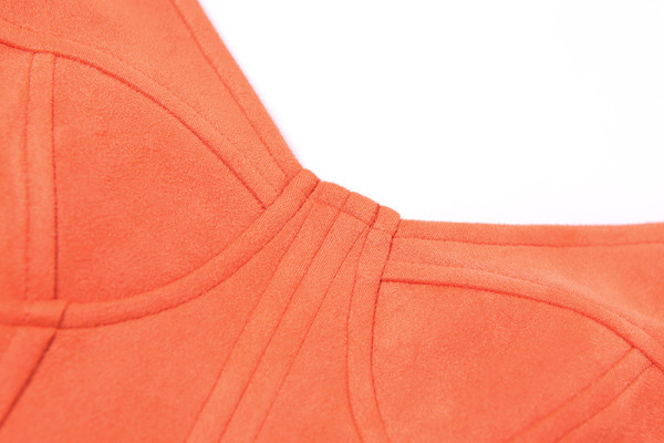 Summer women's new sexy low-cut one-word shoulder-wrapped chest vest and hip shorts casual suit K21S04399