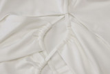 One piece lace-up cut-out dress D165365G