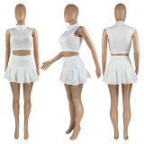 Sexy lace skirt, tennis skirt, sports and leisure two-piece suit, safety pants HR8178