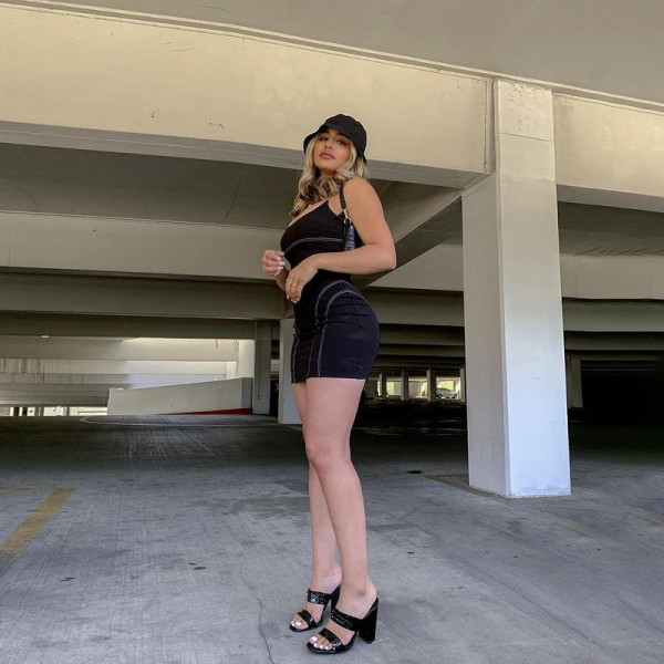 Temperament fashion strap sexy high waist bag hip dress K21D02331