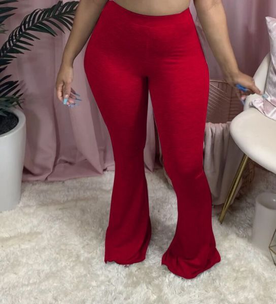 New sexy casual skinny big flared trousers MH5012