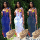 Inkjet print dress DL8082