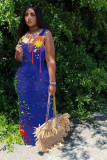 Inkjet print dress DL8082