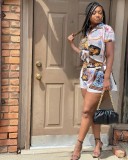 Trendy Totem Print Shirt Set L2519