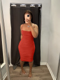 Women's ruffled slim dress JR3633