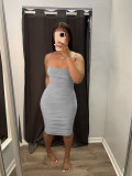 Women's ruffled slim dress JR3633