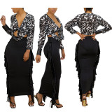 Women's fringed skirt JR3639