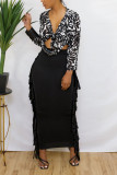 Women's fringed skirt JR3639