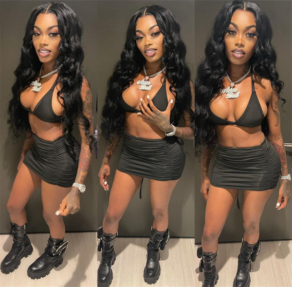 Personalized sexy two-piece skirt suit LS6453