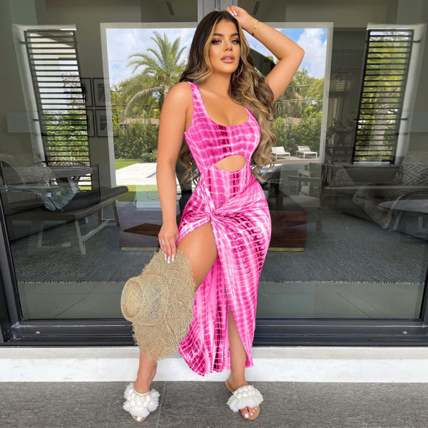 Multicolor sexy slim two-piece suit YM-8606