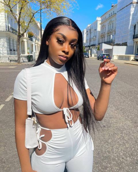 Sexy bare chest strap round neck casual nightclub two-piece suit Y10012