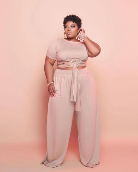 Plus size fat sister women's fashion casual sports mopping two-piece suit Q77233