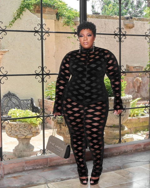 Plus size women's fashion casual fat clothing jumpsuit Q77229