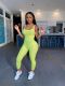 Mesh fabric vest sexy jumpsuit L214