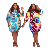 Fashion sexy plus size dress L-5XL YC085