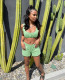 Fashion casual sports shorts vest suit women F154