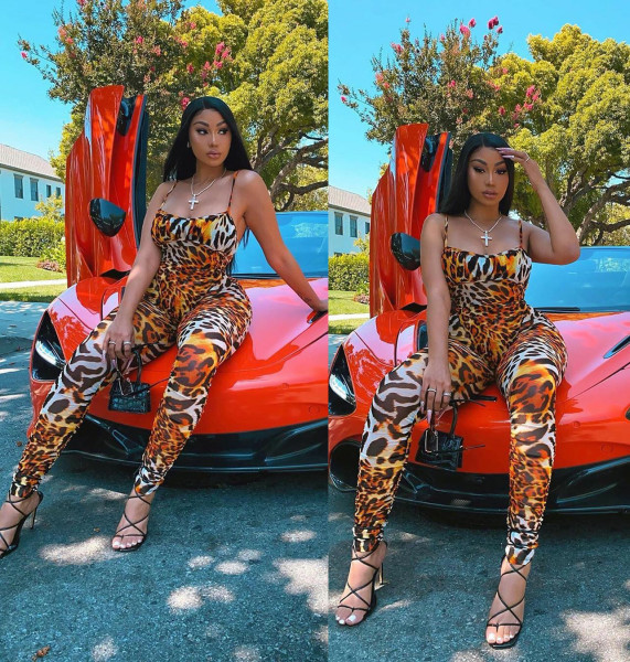 New autumn sexy fashion leopard print jumpsuit/clothes MY003
