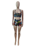 Letter cartoon sports personality positioning printing suit XY88073
