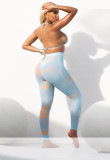 Swimsuit see-through mesh trousers, long skirt, three-piece suit FFD1124