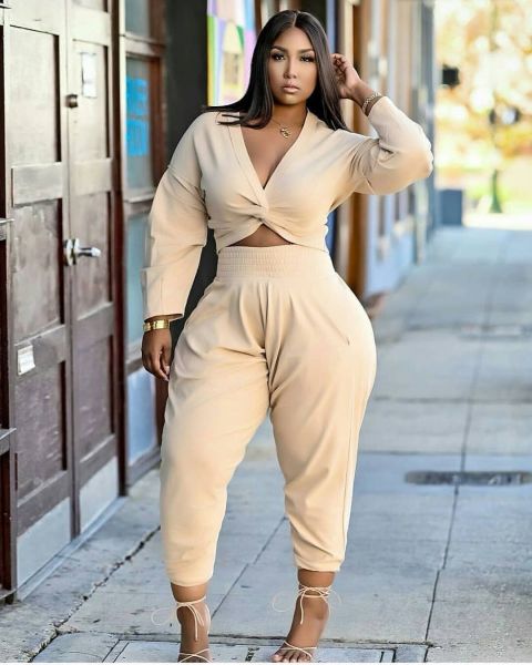 Women's casual suit solid color Q68016