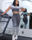 Positioning printed long-sleeved sports suit XY8058