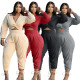 Women's casual suit solid color Q68016