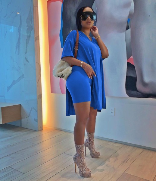 Fashion casual solid color two-piece suit D8015
