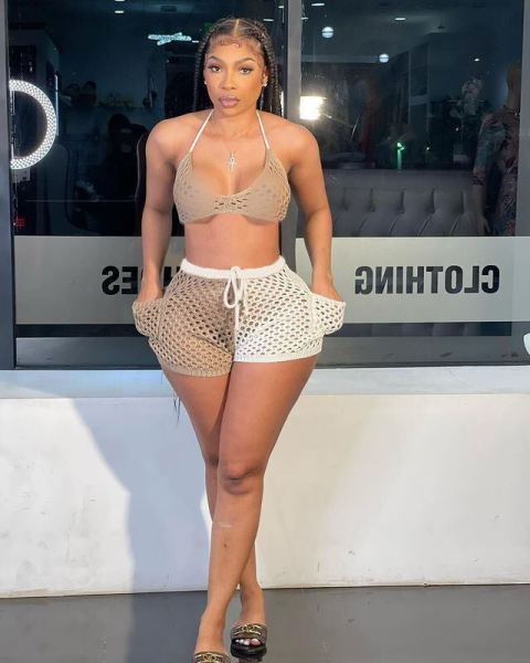 Mesh beach two-piece casual and breathable sportswear F8357