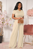 Fashion all-match casual wide-leg two-piece suit YD8381
