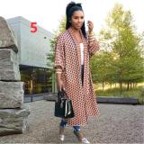 Autumn and winter threaded sleeve cardigan jacket Q319