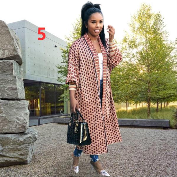 Autumn and winter threaded sleeve cardigan jacket Q319