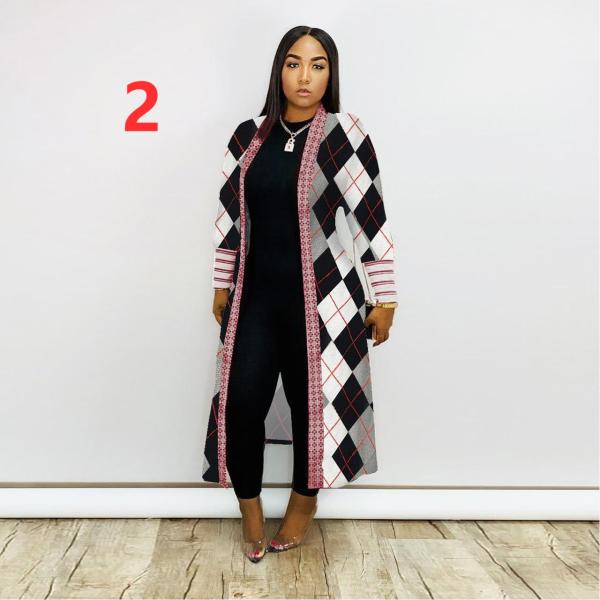 Autumn and winter threaded sleeve cardigan jacket Q319