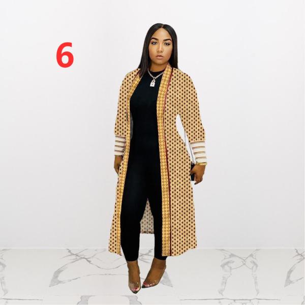 Autumn and winter threaded sleeve cardigan jacket Q319