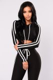 Women's autumn and winter sports sexy two-piece suit L0141