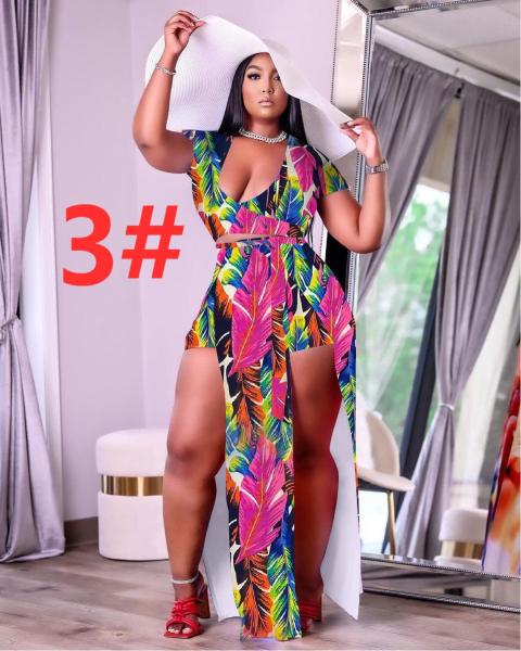 Fashion sexy split rope two-piece nightclub suit VK2116
