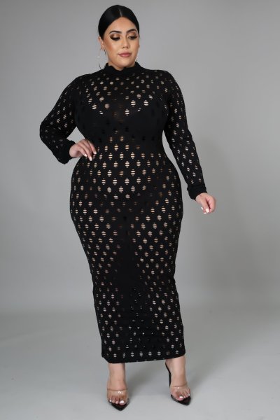 5XL fat woman fat woman plus size women's mesh stretch skirt dress QJ5278
