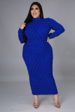 5XL fat woman fat woman plus size women's mesh stretch skirt dress QJ5278