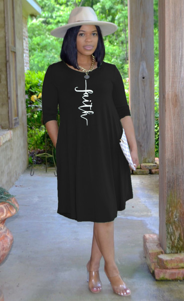 Women's dress summer mid-skirt casual printed T-shirt AL173