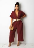 Women's casual loose jumpsuit TS1169