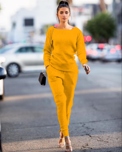 Women's autumn and winter two-piece urban casual set TS868