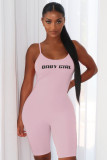 Solid color tights halter bodysuit M1142