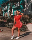 Women's casual sports tight-fitting sexy hip skirt dress plus size women's clothing Y81328