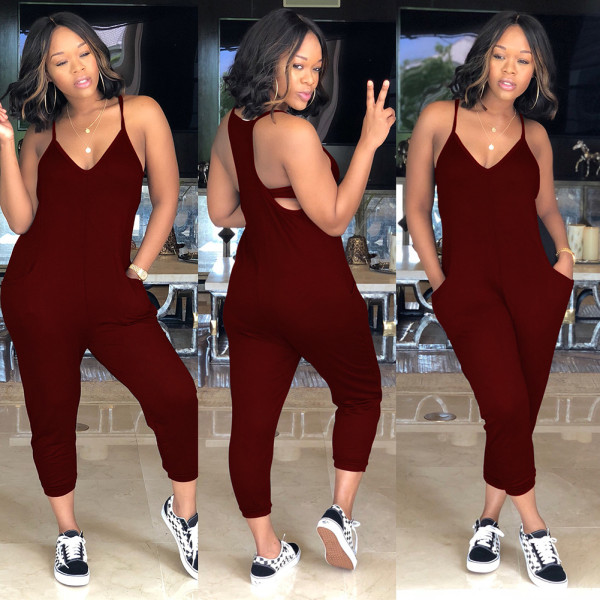 Multi-color multi-code casual jumpsuit Y099