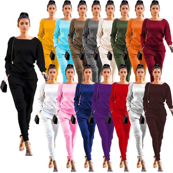 Women's autumn and winter two-piece urban casual set TS868