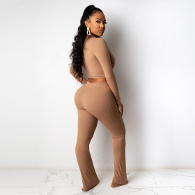 Fashion women's pure color pit strip slim two-piece suit autumn and winter fashion models BN7135
