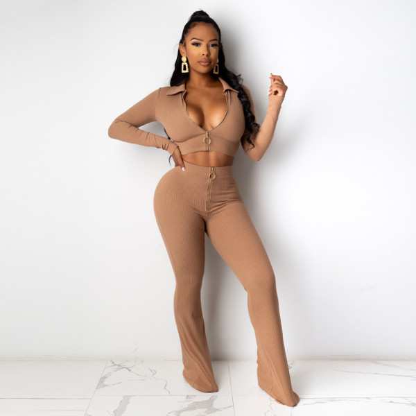Fashion women's pure color pit strip slim two-piece suit autumn and winter fashion models BN7135