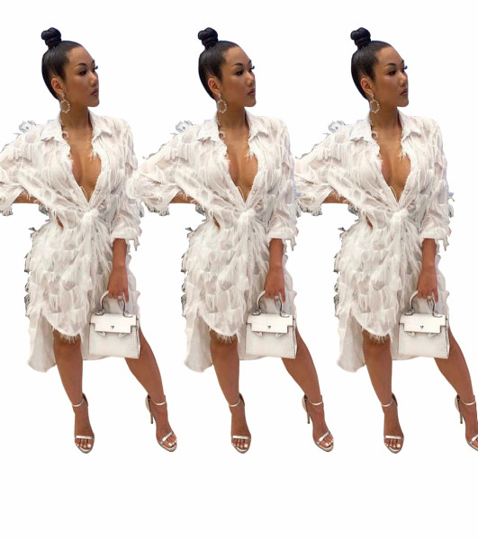Fashion women's clothing wholesale loose fluffy dresses fashion and noble grace BN7025