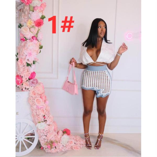 Nightclub wear sexy pit stripe print irregular skirt GL6398