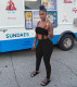 Autumn sexy knitted casual fashion sports ruffled tube top ruffled trousers two-piece suit H8982