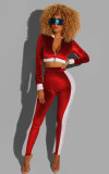Foreign trade sexy dense velvet autumn and winter sports two-piece suit YZ1284
